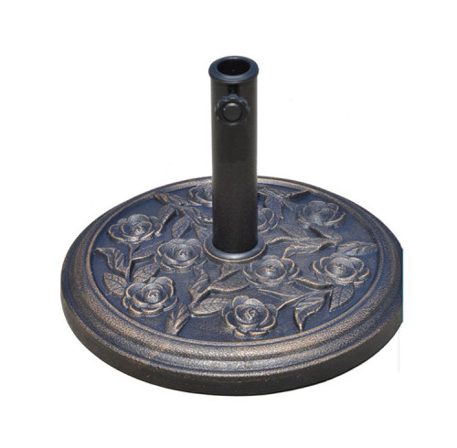 2019 Wholesale high quality resin parasol garden umbrella base outdoor