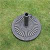 Metal heavy duty patio outdoor plastic resin umbrella base black