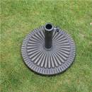 Metal heavy duty patio outdoor plastic resin umbrella base black