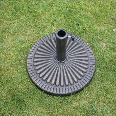Metal heavy duty patio outdoor plastic resin umbrella base black