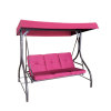 Weather-resistant 3 Seat Patio Swings Hanging Swing Chair Bed for Patio-Cloudyoutdoor