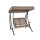 2 Seater Steel Double Patio Swing Chair for Outdoor Garden-Clouyoutdoor