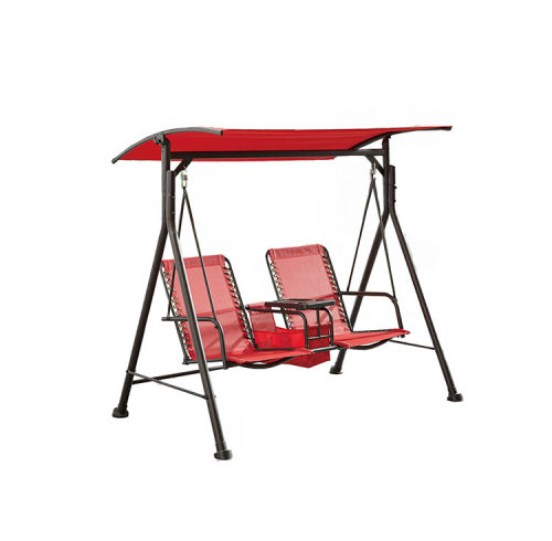 Steel Garden 2 Seater Swing Chair Outdoor Furniture with Table-Cloudyoutdoor