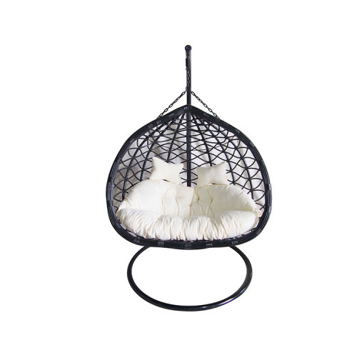 Hot selling balcony outdoor rattan wicker egg shaped hanging chair
