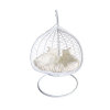 Hot selling balcony outdoor rattan wicker egg shaped hanging chair
