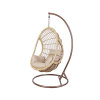 Custom modern outdoor furniture metal hanging egg chair outdoor 1 set