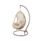 Custom modern outdoor furniture metal hanging egg chair outdoor 1 set