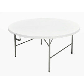 China supplier Wholesale Portable hdpe plastic round folding table