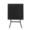 Cheap hdpe blow molding rattan design 1 HDPE table and 2 chairs