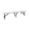 Good quality cheap price outdoor plastic hdpe folding square table chair set