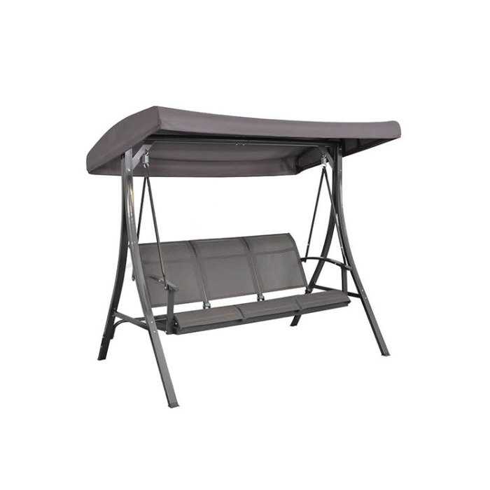 Hot Sale Outdoor 3 Seats Teslin Garden Swing Chair for Balcony-Cloudyoutdoor