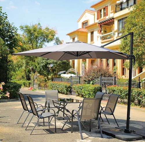 China factory wholesale hanging outdoor parasols patio