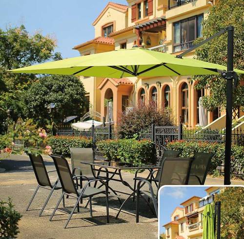 Wholesale custom commercial design restaurant parasol garden furniture 3x3-8 rome umbrella