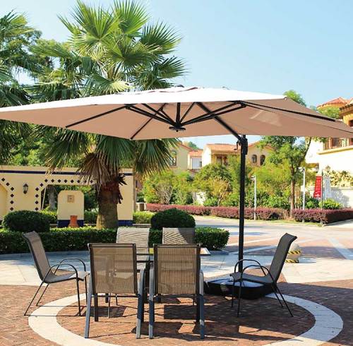 Garden patio parasol aluminum luxury  resort advertising sun beach umbrella outdoor