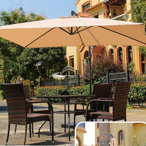 Patio beach waterproof material outdoor furniture parasol