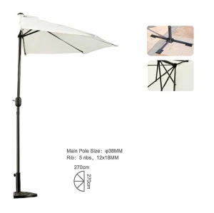 Promotional hotel resort outdoor parasols foldable custom outdoor parasol vintage