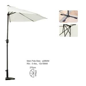 Promotional hotel resort outdoor parasols foldable custom outdoor parasol vintage