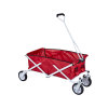 Single Layer D-shaped Handle Collapsible Outdoor Folding Wagon-Cloudyoutdoor