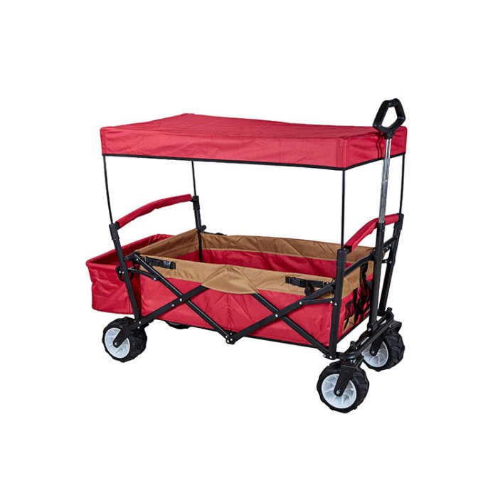 Multipurpose Collapsible Patio Watcher Folding Outdoor Utility Picnic Wagon-Cloudyoutdoor