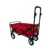 Large Capacity Metal Frame Beach Wagon Folding 4 Wheel Hand Push Cart-Cloudyoutdoor