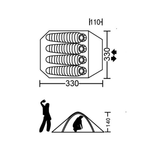 Assured trade popular custom camping equipment tents outdoor family