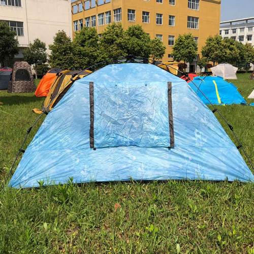 Cheap blue eco tent outdoor camping waterproof tent