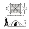 Backpacking tent pole desert 3-4 person ultralight camping tent waterproof