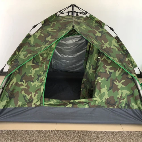 Camo color 3-4 person 2 doors double layers tents for events party