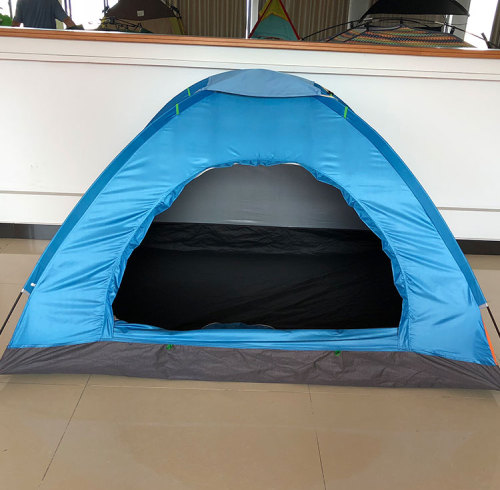 High quality easy set up folding 1 door tent blue promotional tent