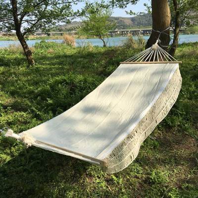 2020 portable camping hammock swings canvas hammock with stick