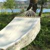 2020 portable camping hammock swings canvas hammock with stick