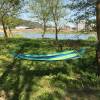 Outdoor hanging custom kids tree hammock swings with wooden Stick