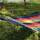 Travel canvas camping cotton tree hammock swing hanging with wooden stick