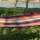Travel canvas camping cotton tree hammock swing hanging with wooden stick