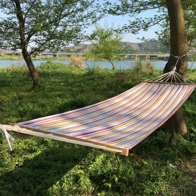 Outdoor beach camping canvas macrame foldable child hanging seat swing hammock