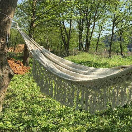 Wholesale custom thickness outdoor safety amazon net hammock