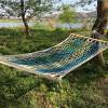 Lightweight foldable sleep camping cotton rope hammock swing chair