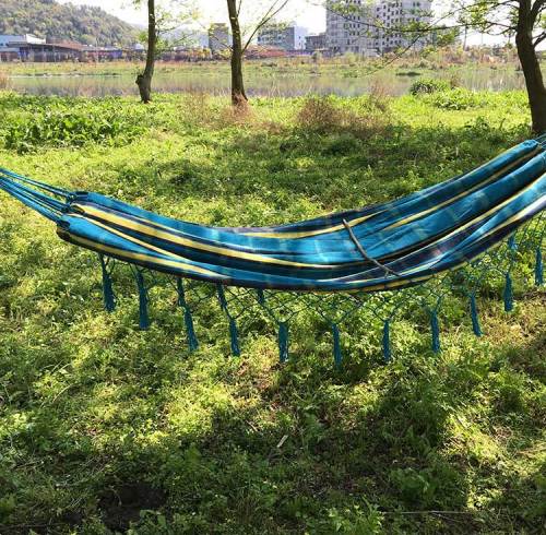 65% cotton 35%polyester outdoor camping hammock cover