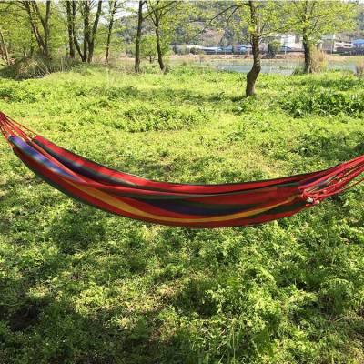 50% cotton 50%polyester colorful outdoor garden yard hammocks