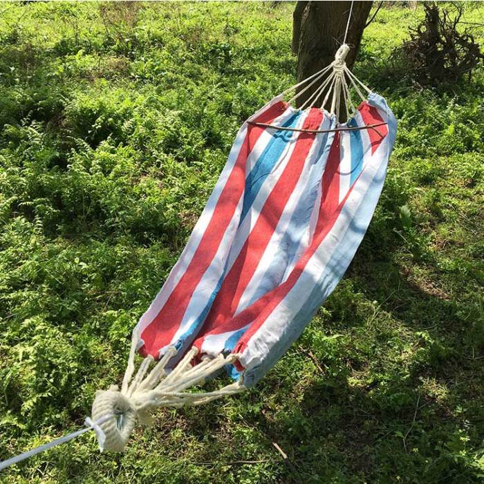 Outdoor parachute cloth field camping tent garden camping swing hanging bed