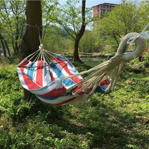 Outdoor parachute cloth field camping tent garden camping swing hanging bed