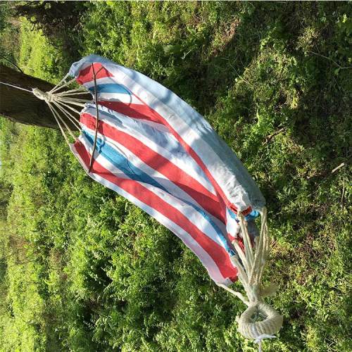 Outdoor parachute cloth field camping tent garden camping swing hanging bed