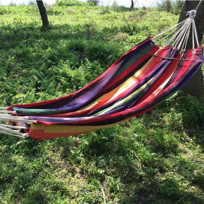 Outdoor camping garden cotton tree hammock swings seat custom