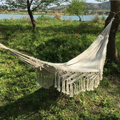 Outdoor garden hammock swing chair hanging camping