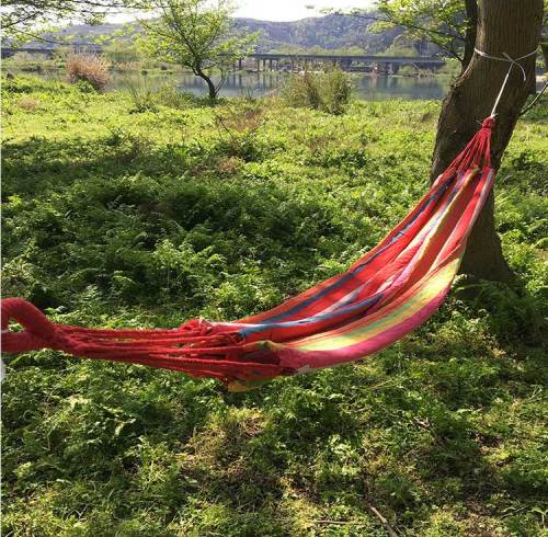 Backpacking sleeping bed lightweight and portable outdoor camping hammock