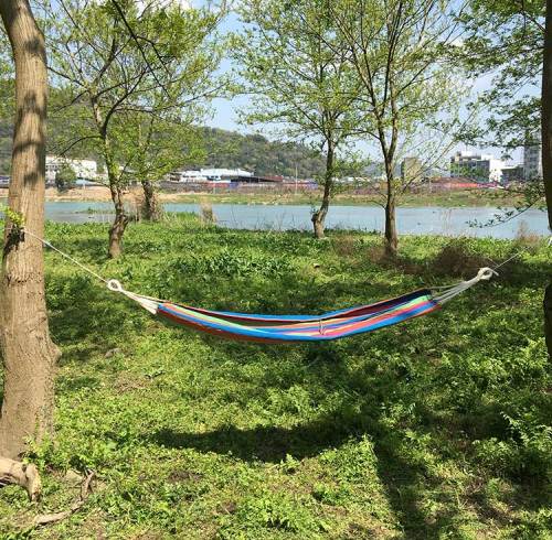 Outdoor portable adult hammock strap hanging chair swing