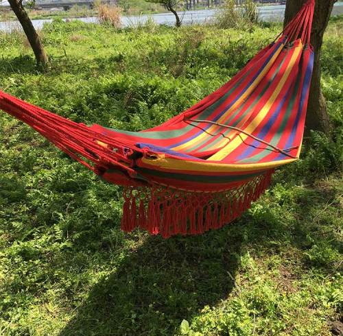 Garden outdoo home travel hiking outdoor furniture hammock cotton swing