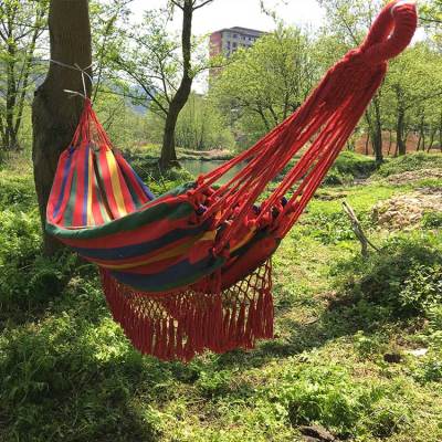 Garden outdoo home travel hiking outdoor furniture hammock cotton swing