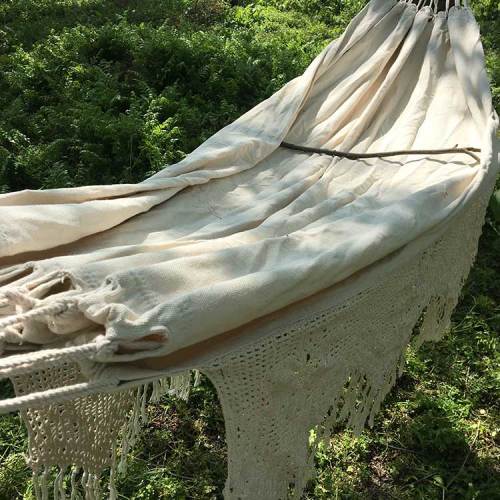 White custom portable folding camping hammock outdoor 2020 with net