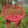 Red cotton kid garden beach hanging chair indoor hammock